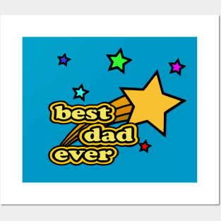 Best Dad Ever (yellow) Posters and Art